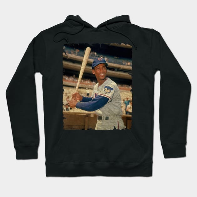 Ernie Banks in Chicago Cubs Hoodie by PESTA PORA